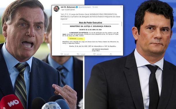 Jair Bolsonaro e Sérgio Moro