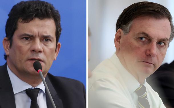 Sérgio Moro e Jair Bolsonaro