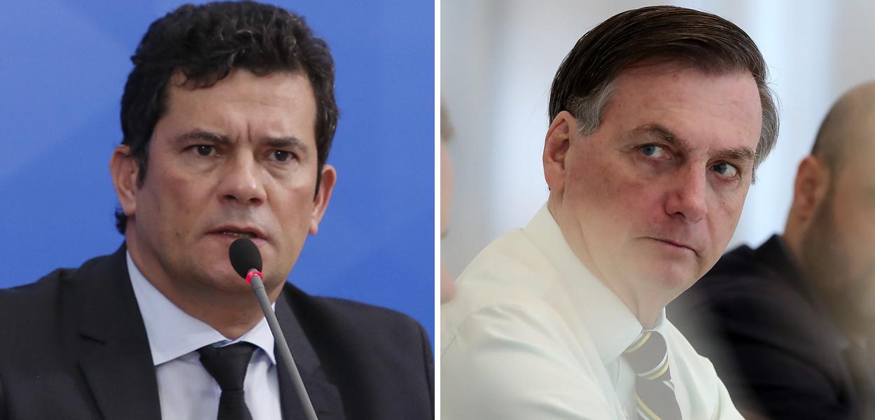 Sérgio Moro e Jair Bolsonaro