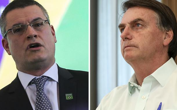 Maurício Valeixo e Jair Bolsonaro