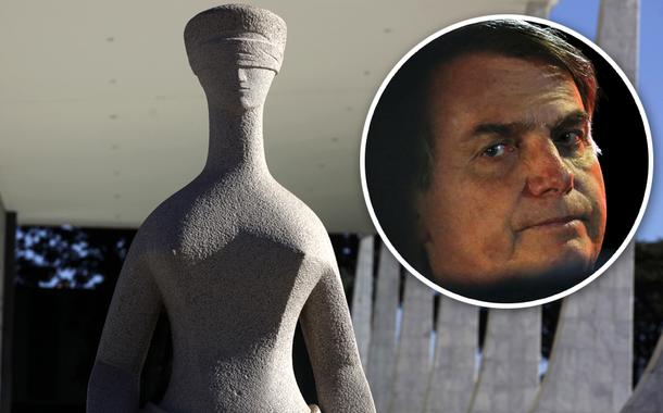 Fachada do STF; Jair Bolsonaro