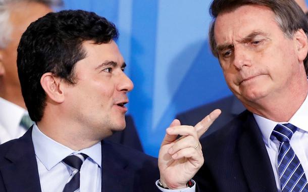 Sérgio Moro e Jair Bolsonaro