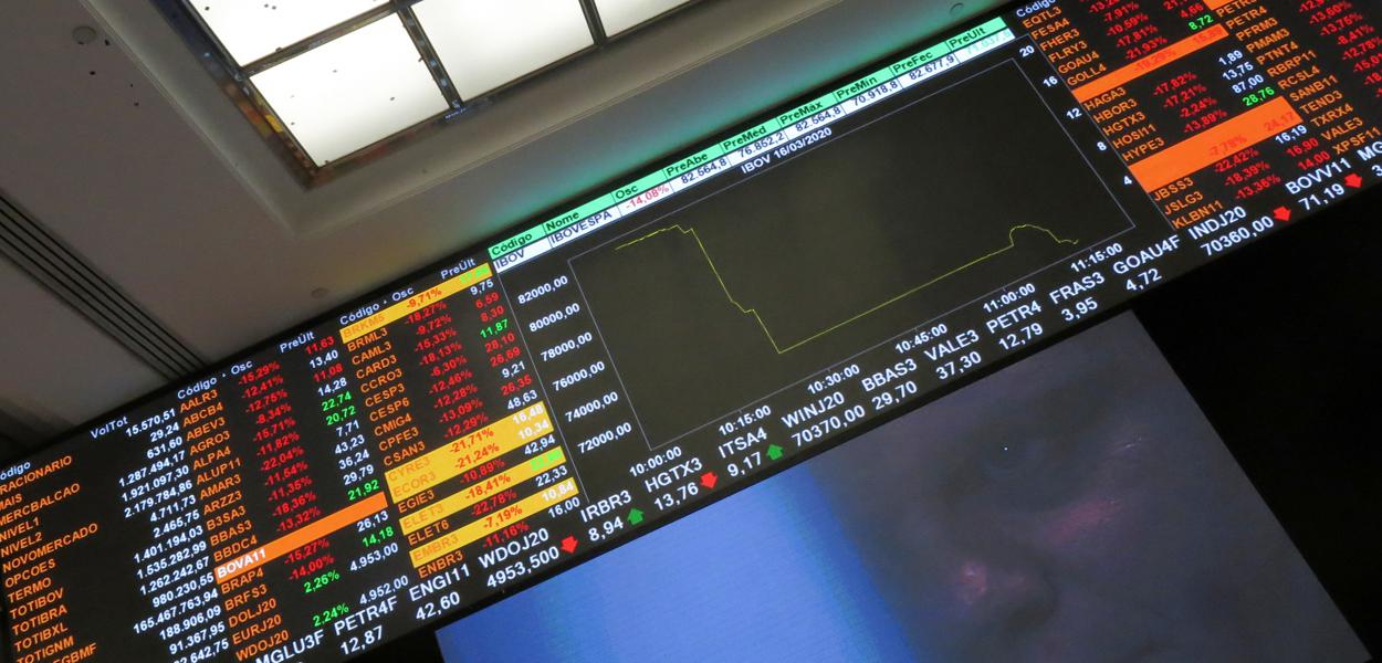 Painel Bolsa de São Paulo