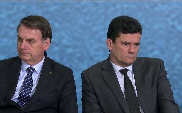 Jair Bolsonaro e Sergio Moro