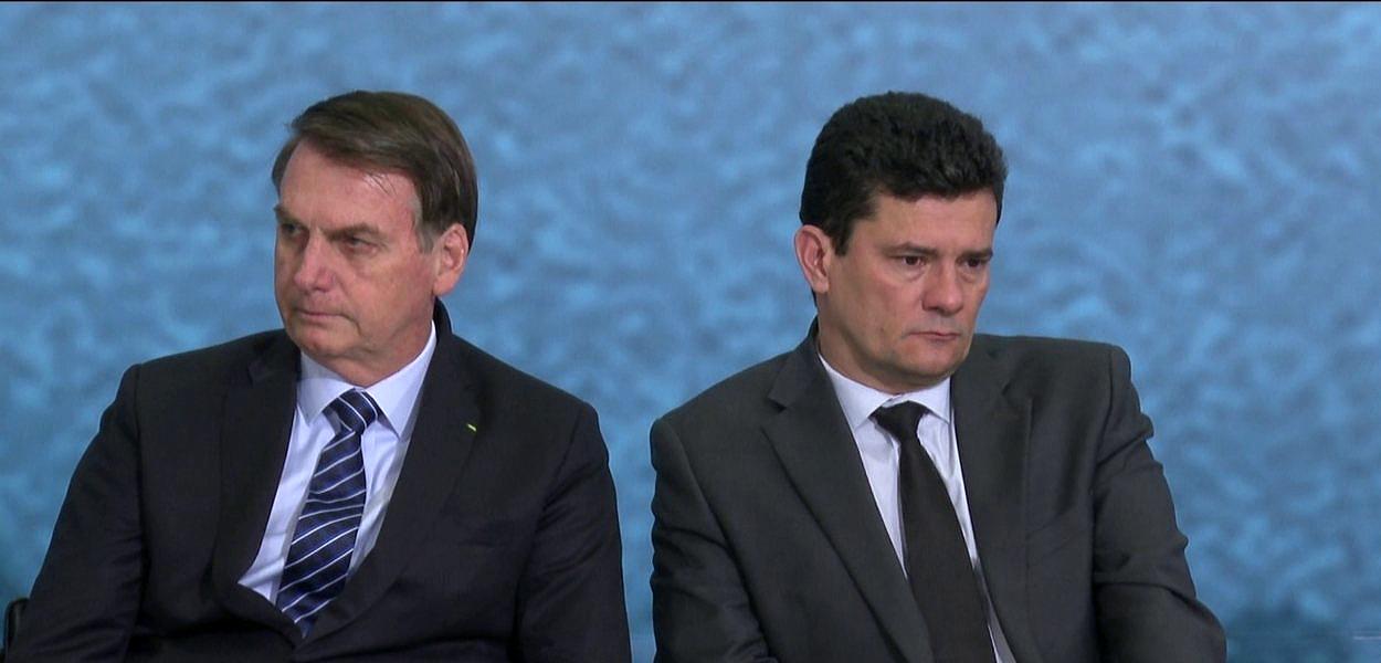 Jair Bolsonaro e Sergio Moro