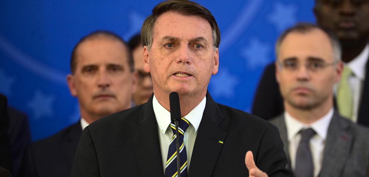 Jair Bolsonaro faz Pronunciamento no Palácio do Planalto