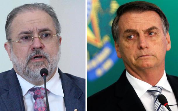 Augusto Aras e Jair Bolsonaro