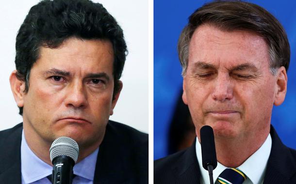 Moro e Bolsonaro.