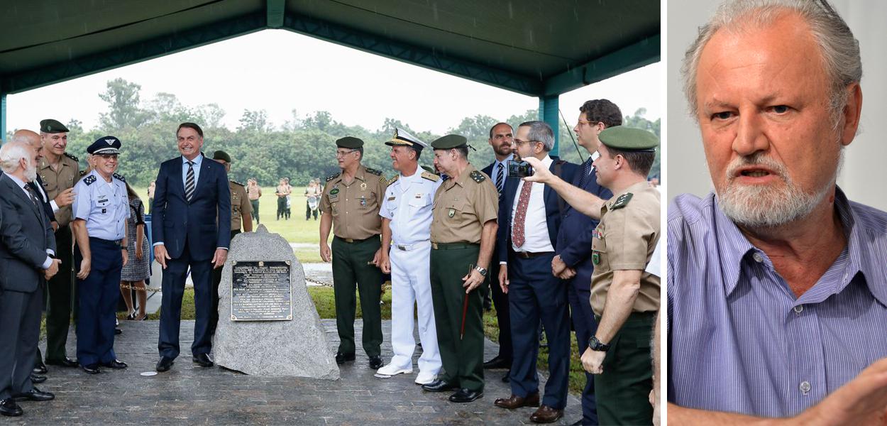 Bolsonaro, militares e João Pedro Stedile, do MST