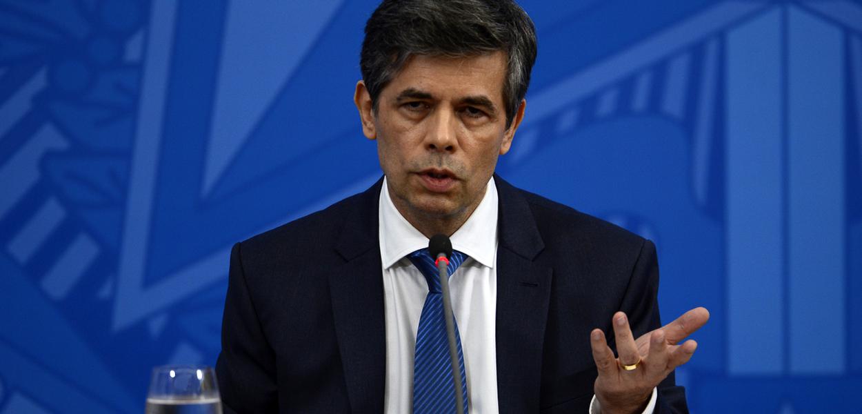 O  ministro da Saúde, Nelson Teich