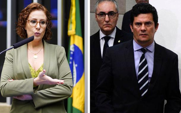 Carla Zambelli e Sérgio Moro