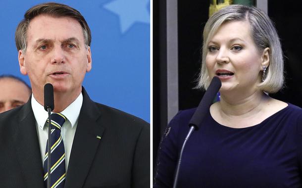 Jair Bolsonaro e Joice Hasselmann