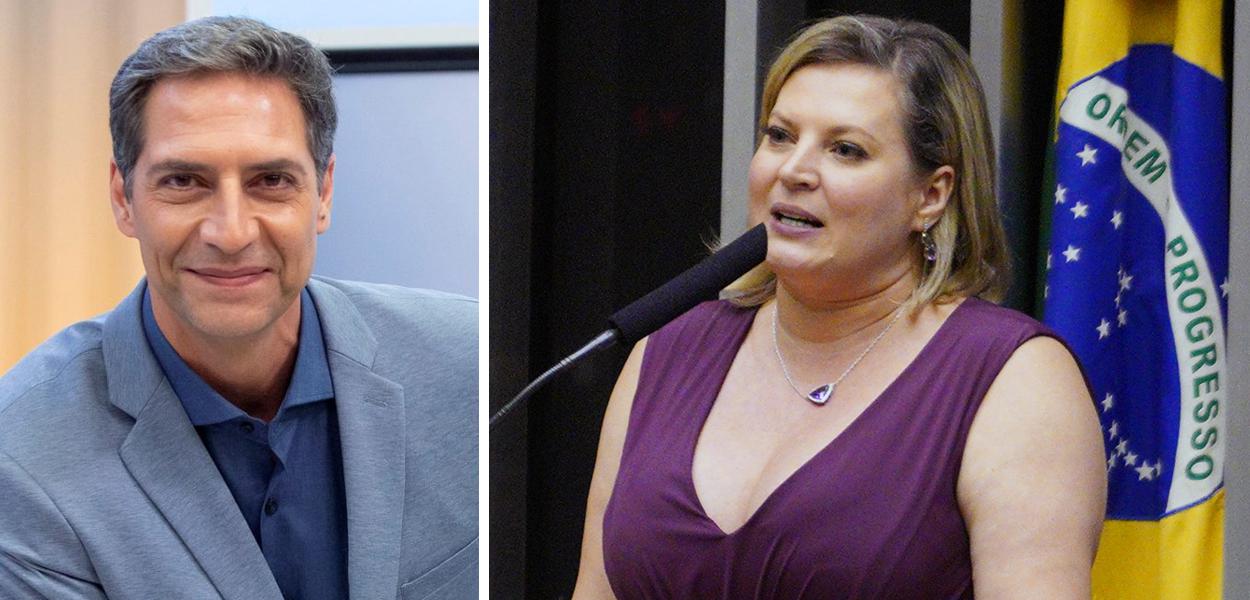 Ernesto Lacombe e Joice Hasselmann