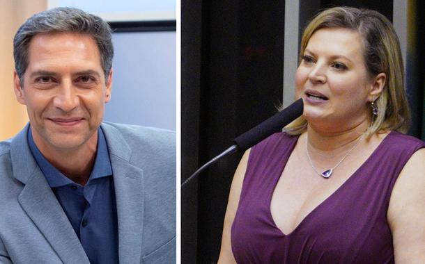 Ernesto Lacombe e Joice Hasselmann