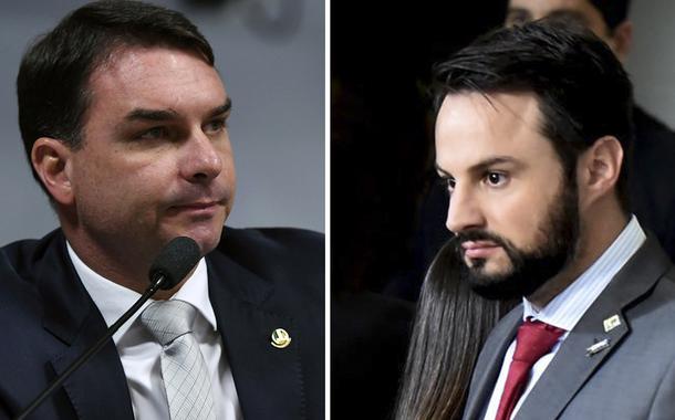Flávio Bolsnaro e Felipe Cruz Pedri