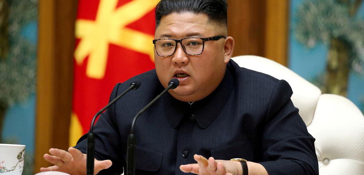 Líder da Coreia do Norte, Kim Jong Un 11/04/2020
