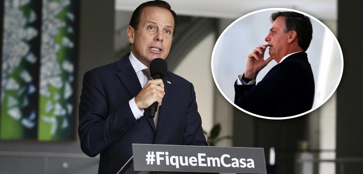 João Doria e Jair Bolsonaro