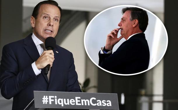 João Doria e Jair Bolsonaro