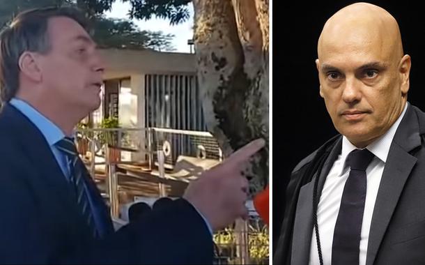 Jair Bolsonaro e Alexandre de Moraes