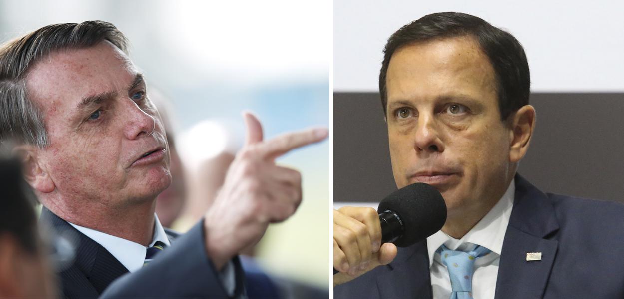 Jair Bolsonaro e João Doria