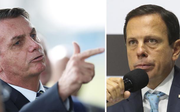 Jair Bolsonaro e João Doria