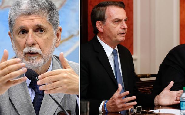 Celso Amorim, Jair Bolsonaro e Ernesto Araújo