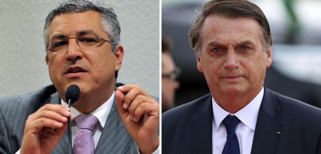 Alexandre Padilha e Jair Bolsonaro