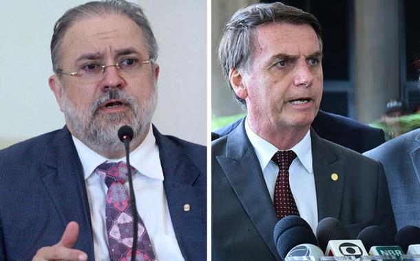 Augusto Aras, Jair Bolsonaro e Ernesto Araújo