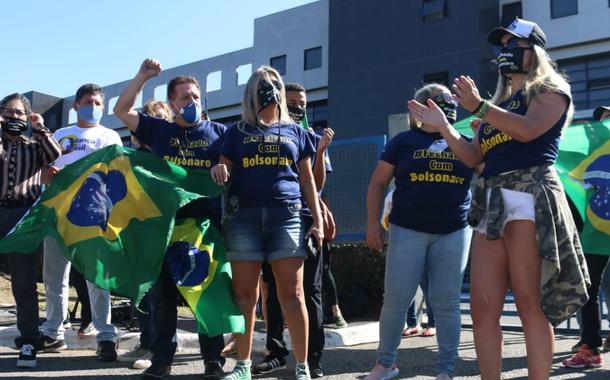 Bolsonaristas em protesto