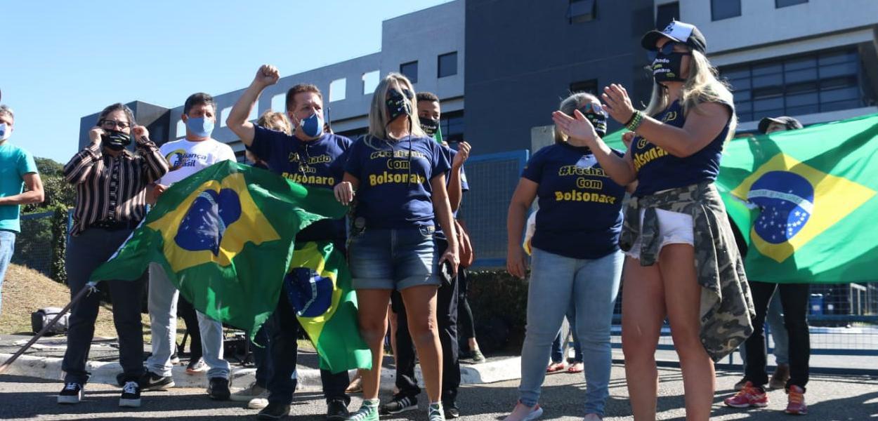 Bolsonaristas em protesto