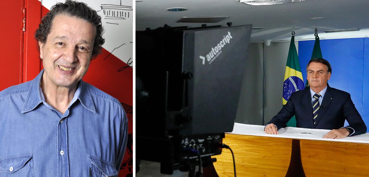 Juca Kfouri e Jair Bolsonaro