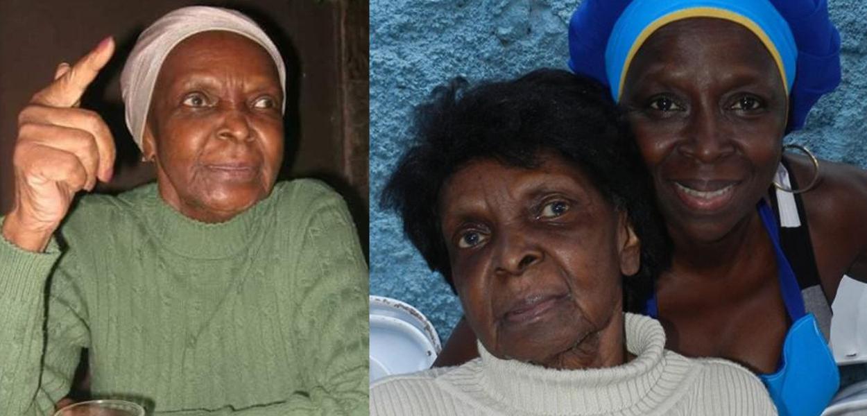 Dona Neném e a filha, Áurea, da Portela