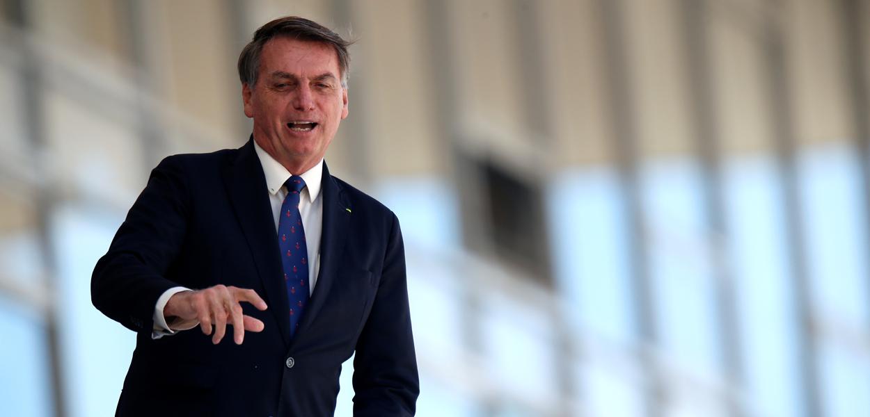 Presidente Jair Bolsonaro no Palácio do Planalto 27/04/2020