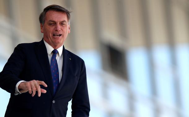 Presidente Jair Bolsonaro no Palácio do Planalto 27/04/2020