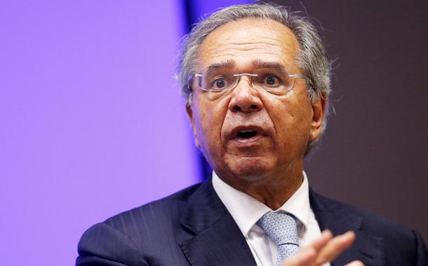 Ministro da Economia, Paulo Guedes, participa de entrevista coletiva 16/01/2020