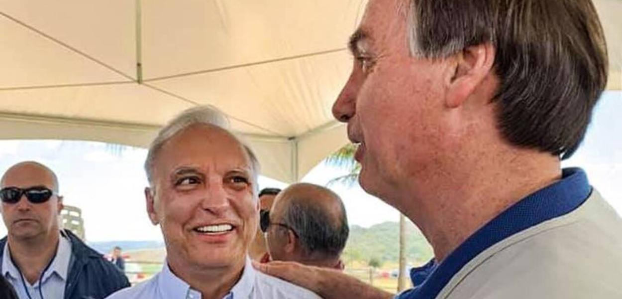 Jair Bolsonaro e Luis Felipe Belmonte