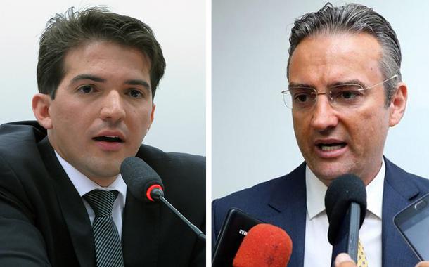 Rubens Alberto Gatti Nunes, do MBL, e Rolando Alexandre de Souza, novo diretor da PF