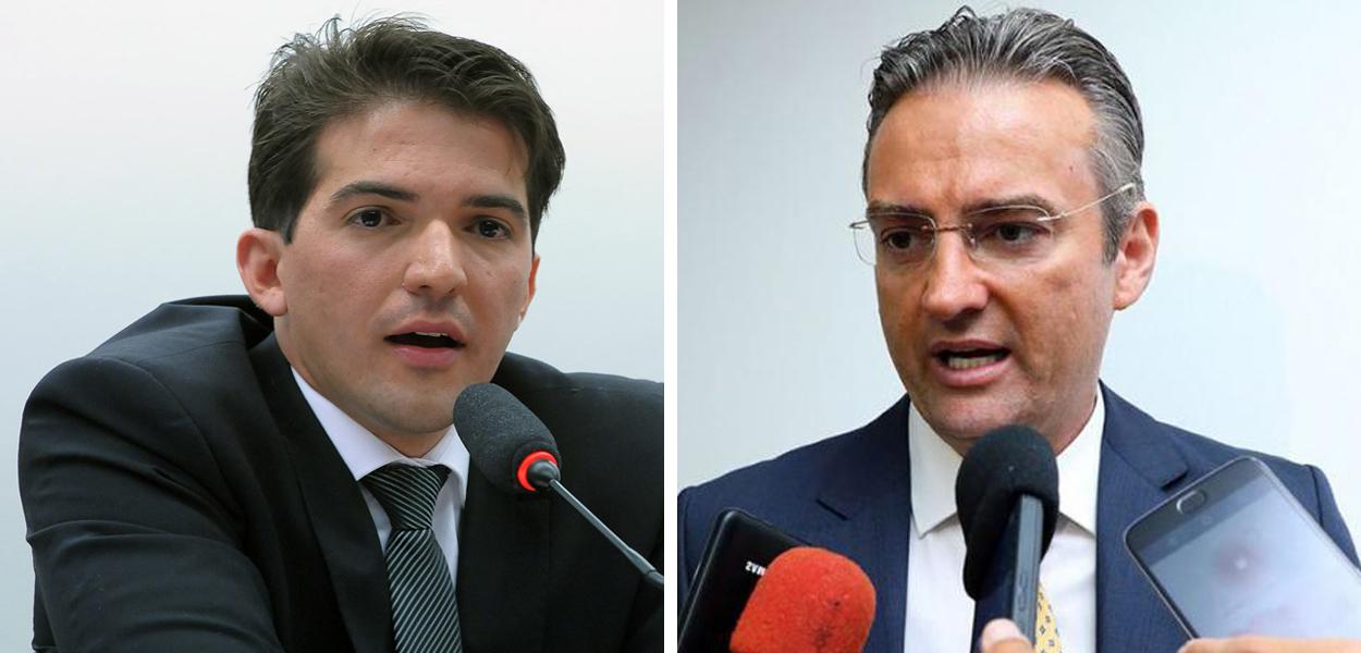 Rubens Alberto Gatti Nunes, do MBL, e Rolando Alexandre de Souza, novo diretor da PF