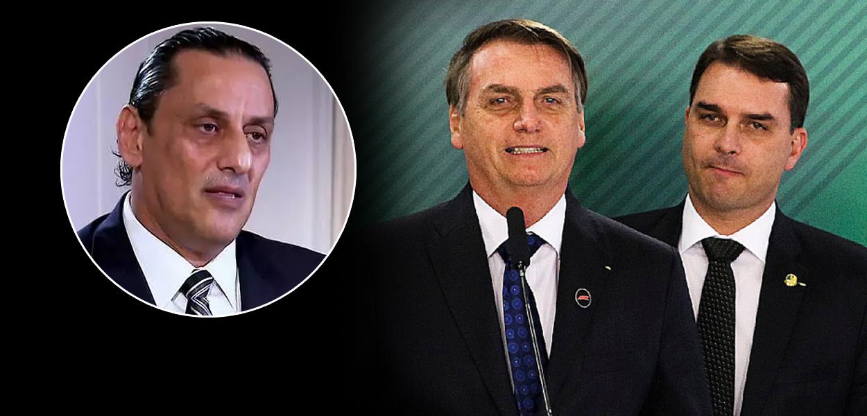 Frederick Wassef, Jair Bolsonaro e Flávio Bolsonaro