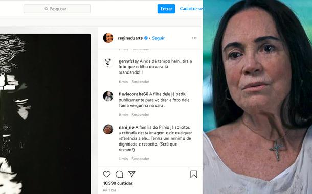 Plínio Marcos e Regina Duarte