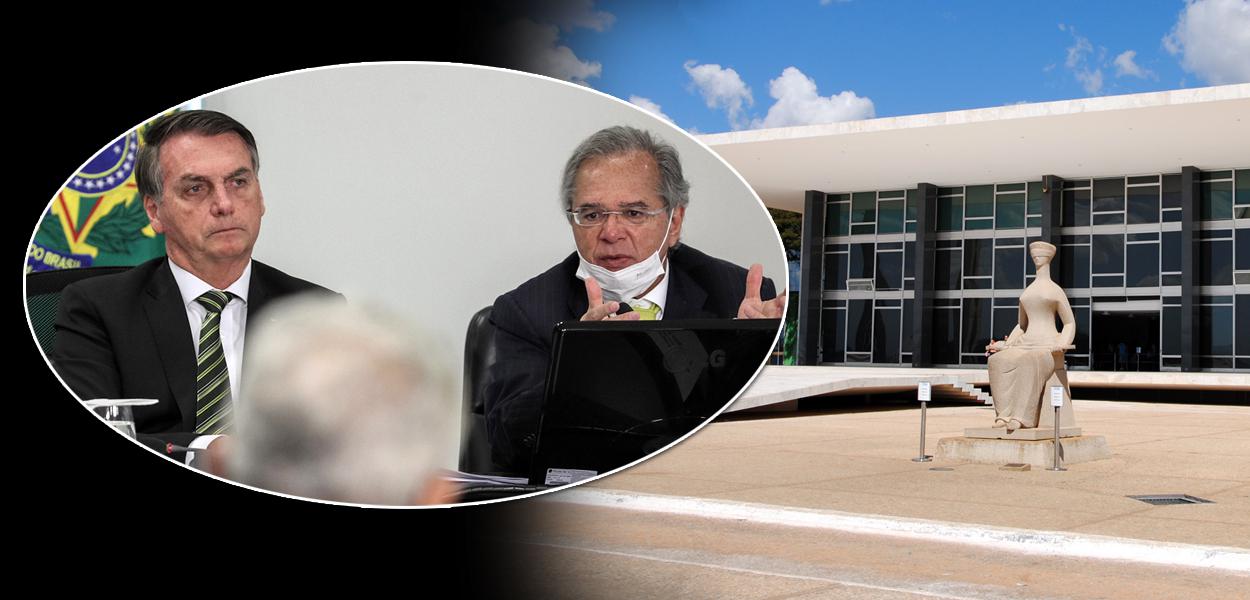 Jair Bolsonaro, Paulo Guedes e STF
