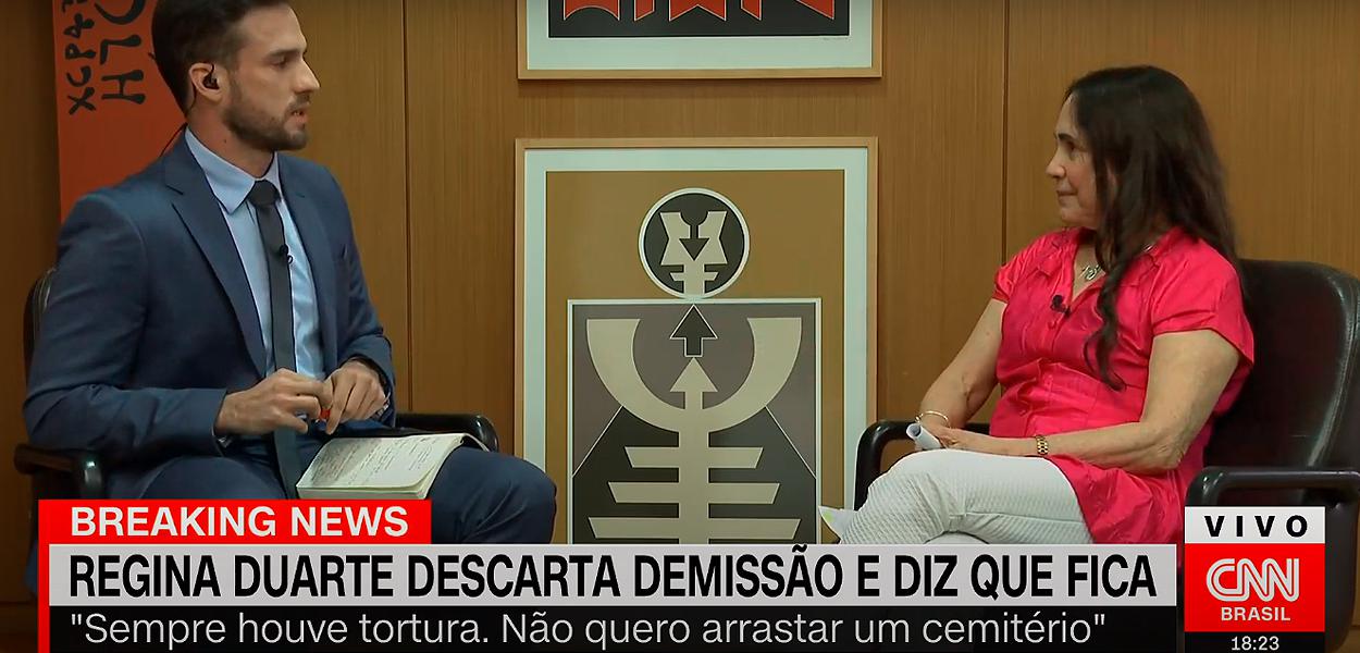 Regina Duarte na CNN