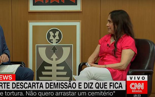 Secretária de Cultura, Regina Duarte