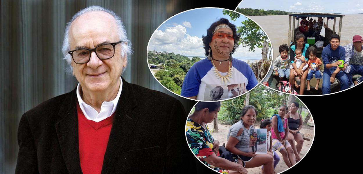 Sociólogo português Boaventura de Sousa Santos e os indígenas