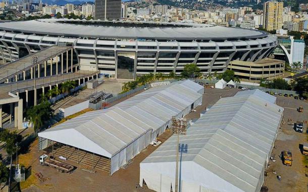 Hospital de campanha do Maracanã