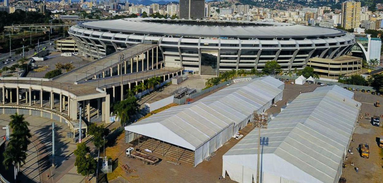 Hospital de campanha do Maracanã
