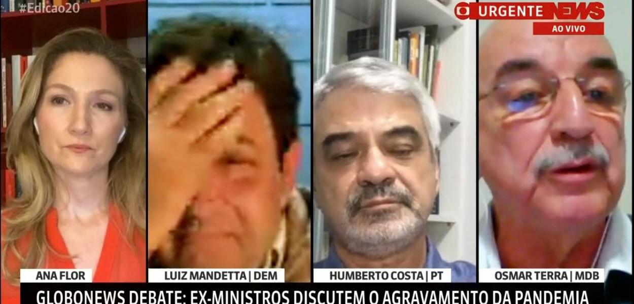 Ana Flor, Luiz Henrique Mandetta, Humberto Costa e Osmar Terra