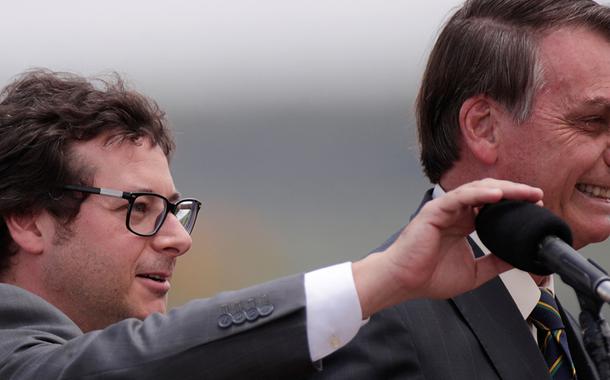Fabio Wajngarten e Jair Bolsonaro