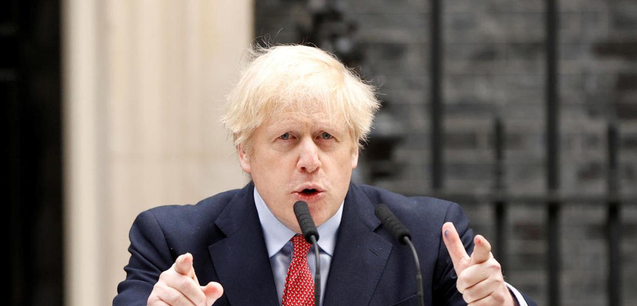 O primeiro-ministro britânico Boris Johnson