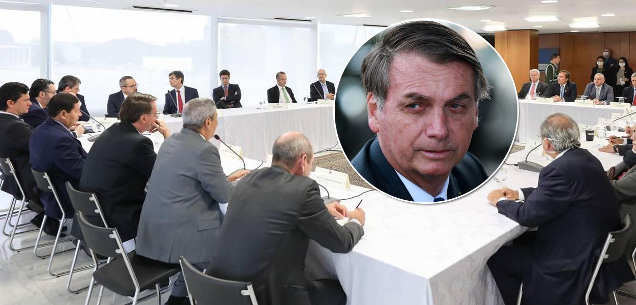 Reunião ministerial e Jair Bolsonaro